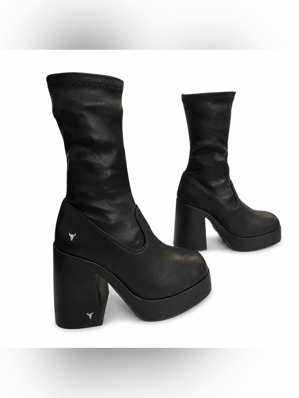 Windsor Smith Faux Leather Platform Boots